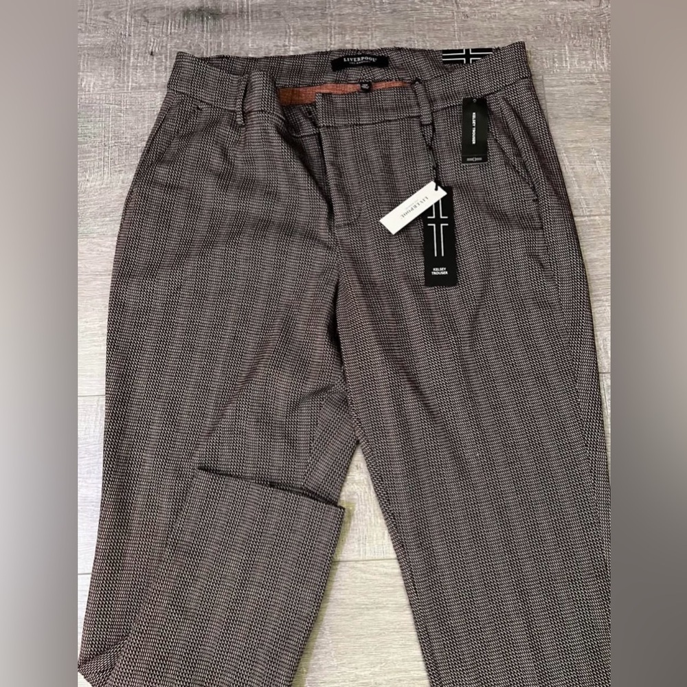 Liverpool Houndstooth Patterned Trousers